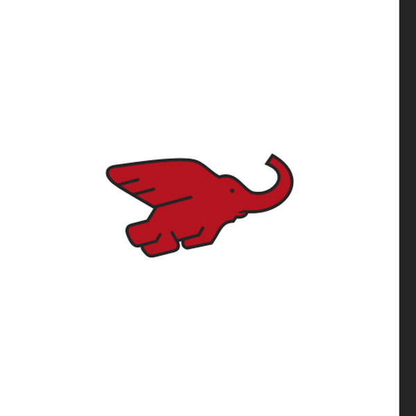 Diseño de ♪via titulado "Flying Elephant"