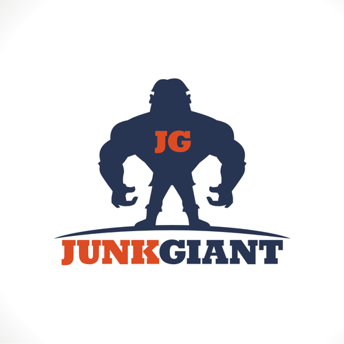 Create a modern, eye-catching logo for junk removal company Junk Giant. Design by jagokandank