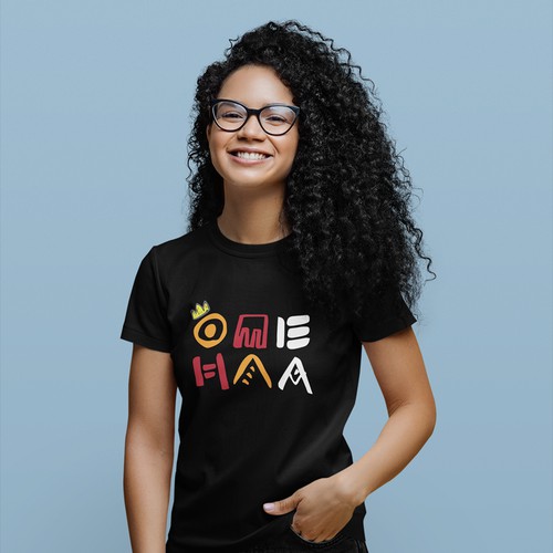 African Diaspora "QUEEN" Dialect T-Shirt Design Design by Zyatu