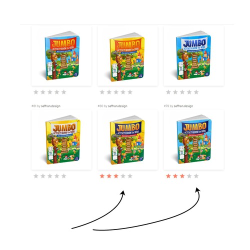 Fun Design for Jumbo Activity Book Design by saffran.designs