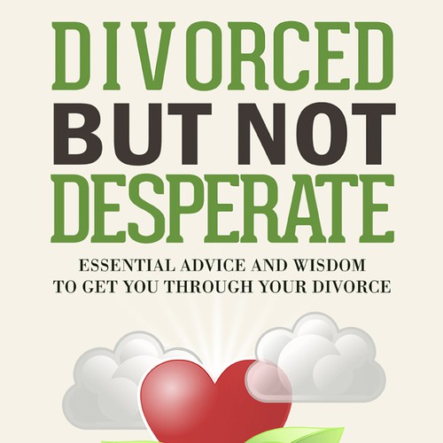 book or magazine cover for Divorced But Not Desperate Design by Venanzio