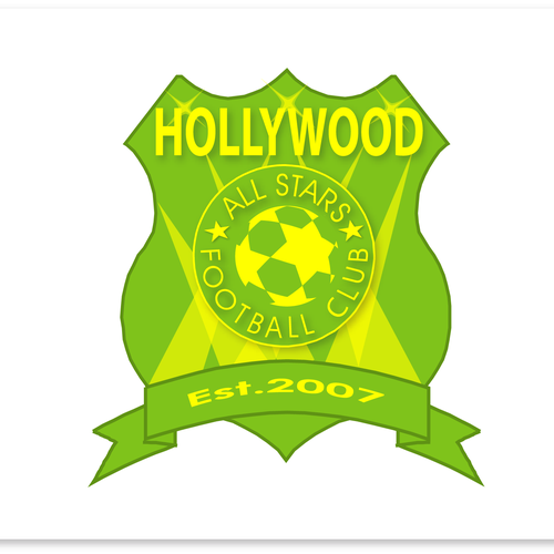 Hollywood All Stars Football Club (H.A.S.F.C.) Design von Stan Kenmuir