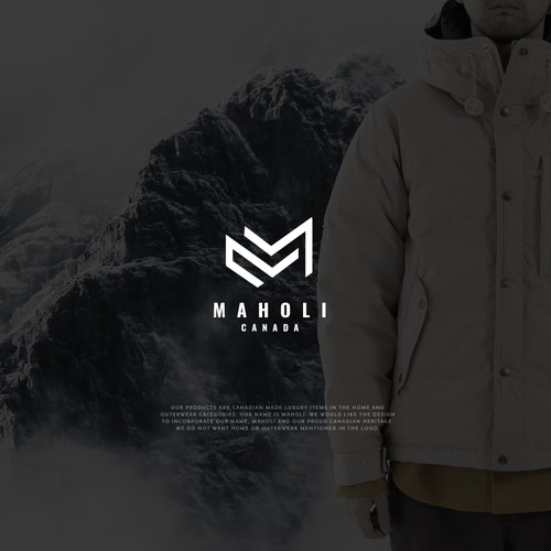 Design a logo for a premium Canadian made outerwear company Design by des13n ©