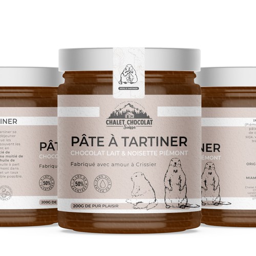 Help us find our new Hazelnut & Chocolate Spread Label Design von Dimario Moretti