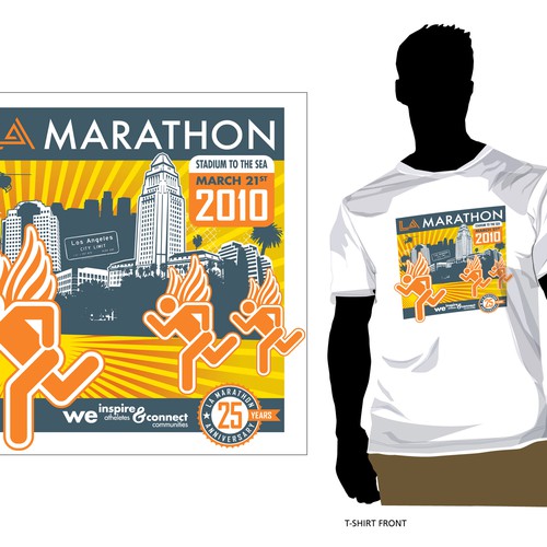LA Marathon Design Competition Design by Vallejo Design