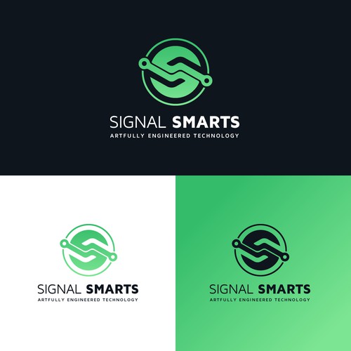 Design a Modern, Geometric Logo for Signal Smarts: We are Network and Wireless Technology Artists!! Design réalisé par cs_branding