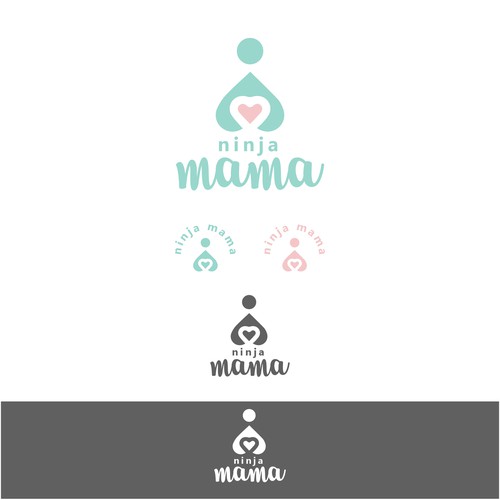 Logo design for ninja mama mother and baby products company, Logo design  contest