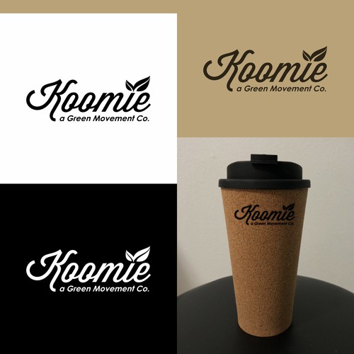 Design a minimalist logo for a eco friendly coffee cup Design by EvStudio