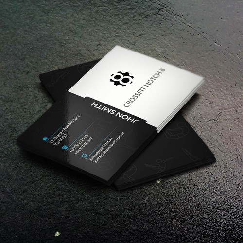 CrossFit Notch 8 business cards Business card contest