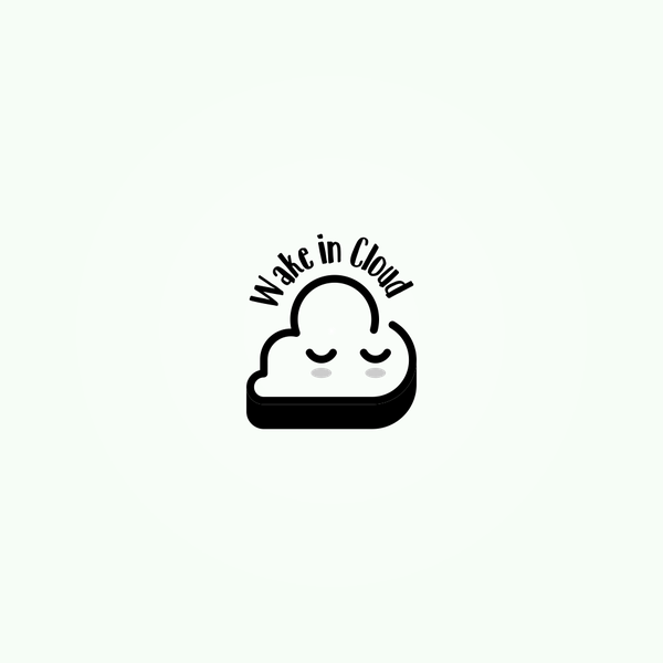 Wake in Cloud - a cute logo