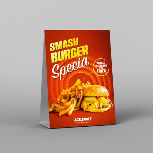 Smash Burger Marketing Materials Design by Design Studio72