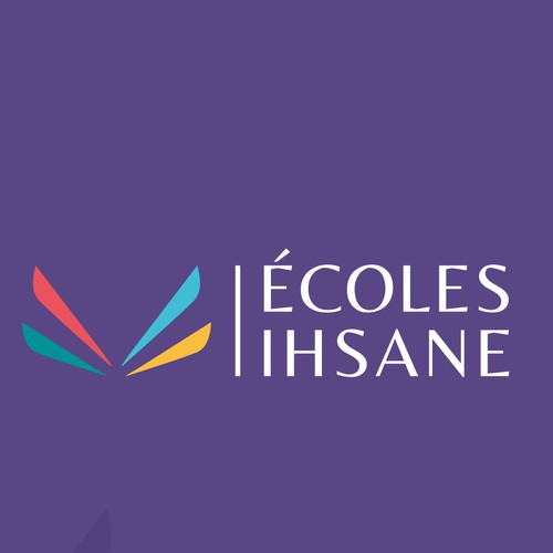 Logo des Écoles IHSANE créatif & moderne Design by bloomintype