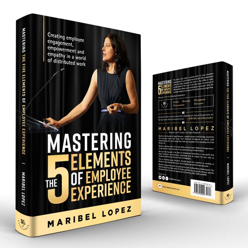 Mastering the Five Elements of Employee Experience  Book title Design by U.T