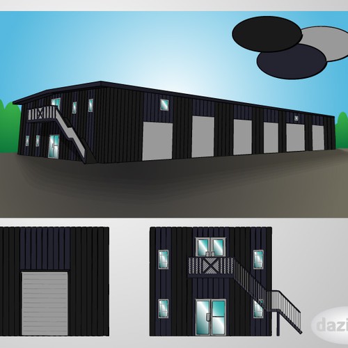 Design a color scheme for our commercial building! Design by dazigns