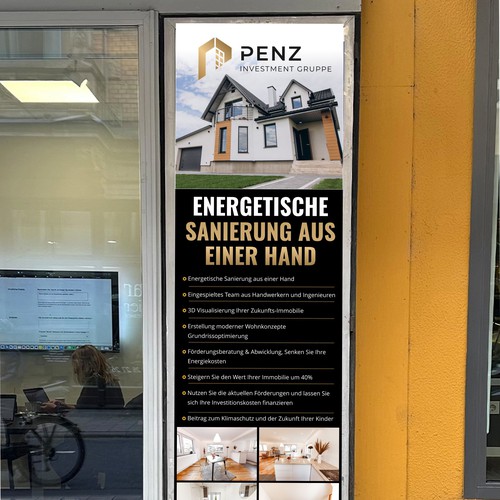 Signage contest entry by The 3colors