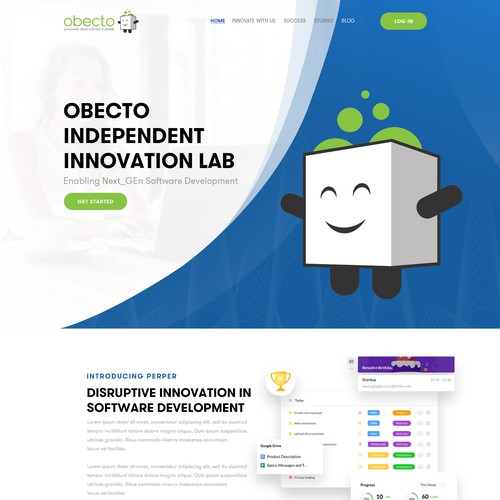 High-Tech Software Innovation Lab - New Website Design Design by Webenix Solutions