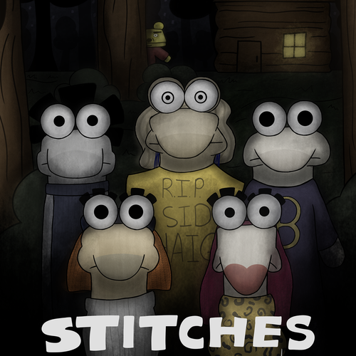 !!!DESIGN A SOCK-PUPPET HORROR/COMEDY MOVIE POSTER!!! Design by KatherineCernetcaia