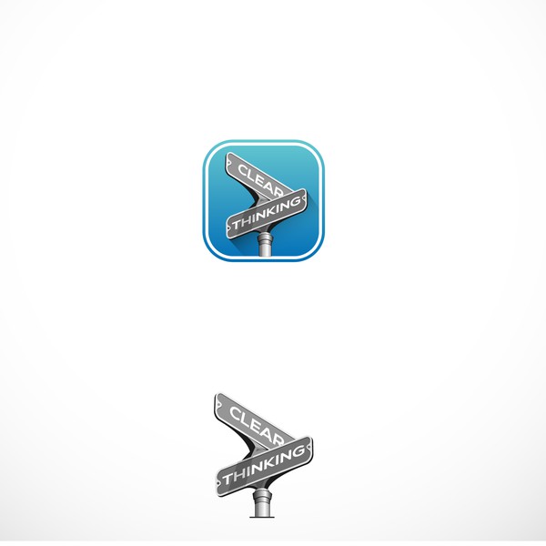 Design by A Iwan™ titled "Clear Thinking Logo"