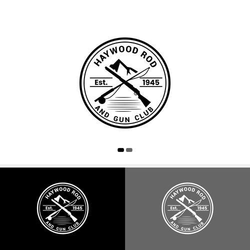 Logo for Rod and Gun Club established in 1946 in Western NC Design by AjiCahyaF