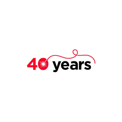 Looking for a modern, expressive 40 years jubilee logo Design by sf designsa