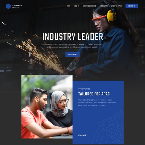 Web page design contest entry by Suke Tran
