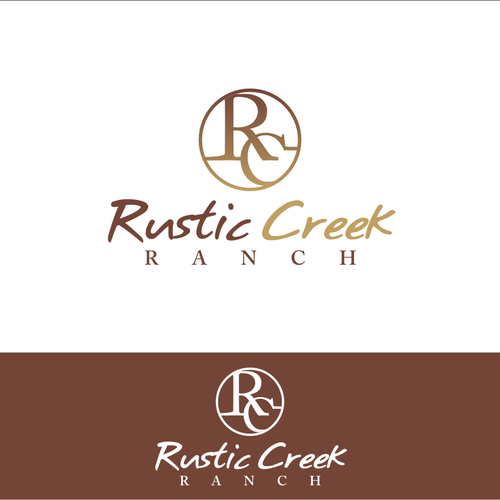 Logo for “Rustic Creek Ranch” resort in Central Texas | Logo design contest