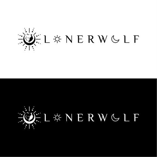 Wolf Sun/Moon Logo For Spiritual Website Design by via_oktav