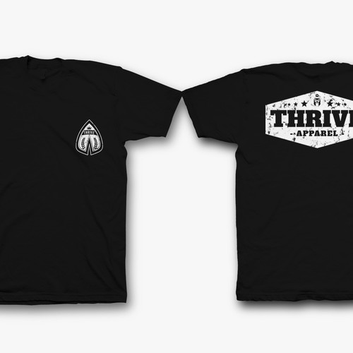 Thrive T shirt brand designs Design by saka.aleksandar