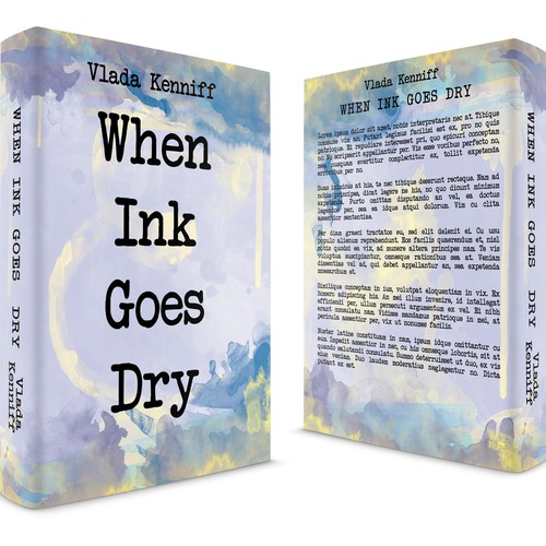 When Ink Goes Dry Book Cover Design Design by AlxE