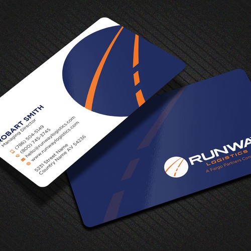 Design di Runway Logistics Business Card di prosenjit_P