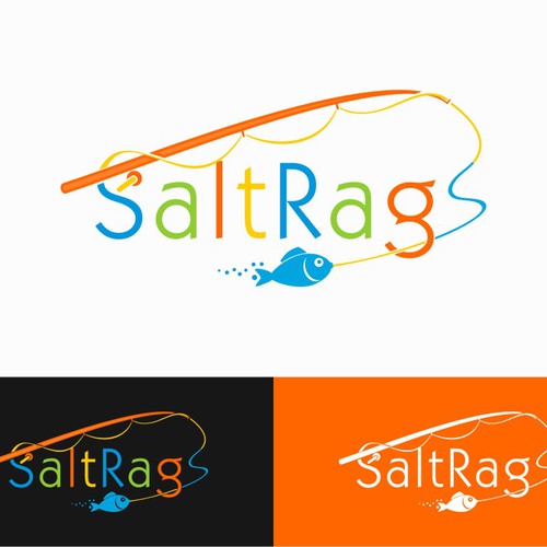Create a new logo design for the latest in fishing apparel for kids and  teens, salt rags, Logo design contest