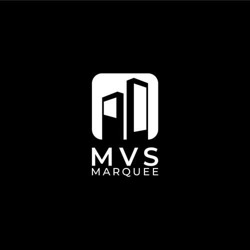 MVS Marquee digital signage logo Design by Fierda Designs