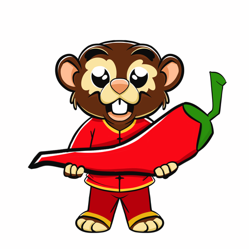 Spicy Food Festival Mascot Design by alessiovelaz