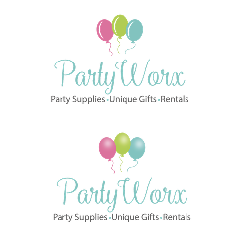 Party worx needs a fresh fun classy logo Logo design