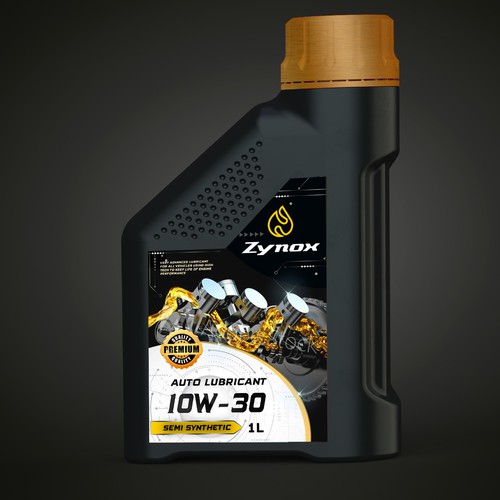 auto lubricant label design | strong , modern and powerful Design by Joe Ladislaus