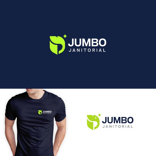 Modern logo for new but trusthworthy and dynamic Commercial Cleaning company. Design by Lyna✎