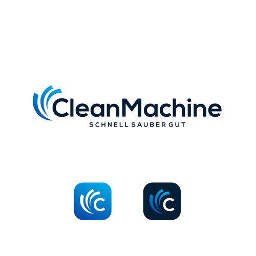 CleanMachine / Logo for Car and Plane Detailing Design by Elzaka