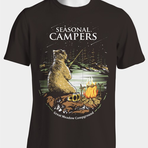 Great Meadow Campground looking For New Sweatshirt Design Design by -Vectorizer-