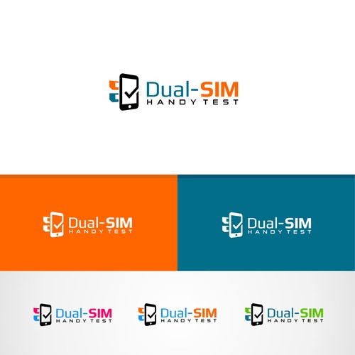 1 fresh logo for a website reviewing 2-SIM smartphones Design by HenDsign™