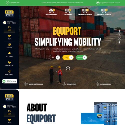 Proposta di design per un contest della categoria Design di sito web realizzata da Isaac Creative