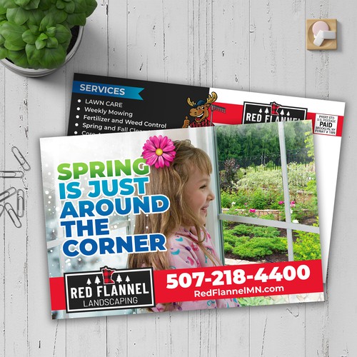 NEW POSTCARD FOR SPRING Design by BIG_BRAIN_AX