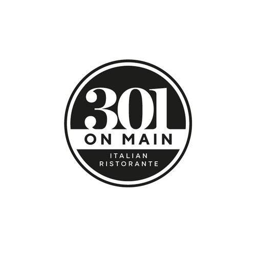 RESTAURANT 301 ADD ITALIAN RISTORANTE under logo Design by Jaely