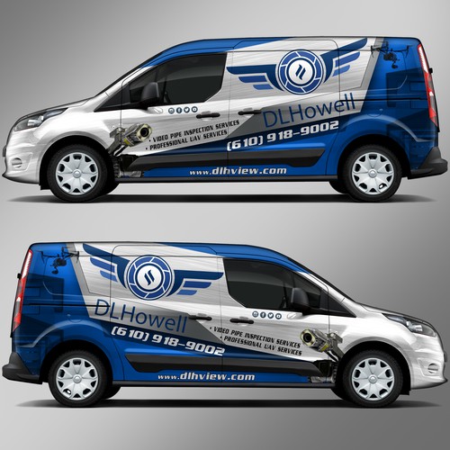 We are an engineering firm in need of a sharp design for a van wrap Design by Lumina CreAtive