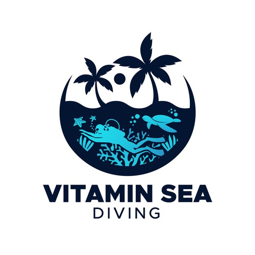 We need a powerful new logo and brand kit for a fun scuba shop Design by mxvect