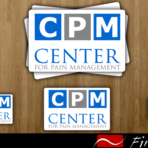 Center for Pain Management logo design デザイン by firewind
