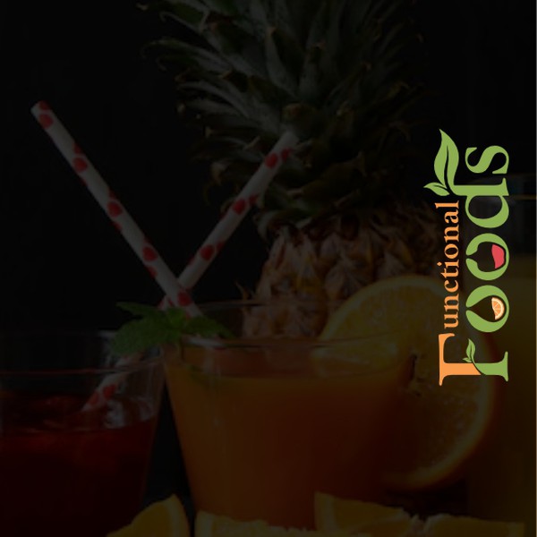 Unique logo for a variety of good juices and products from real fruit and vegetables