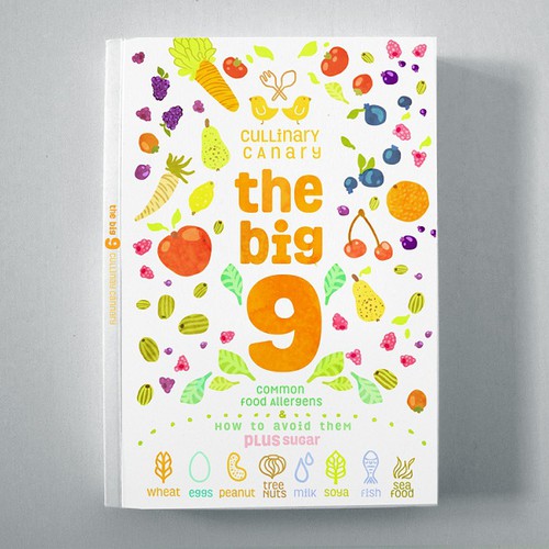 Book Cover for food allergy book Design by Martis Lupus