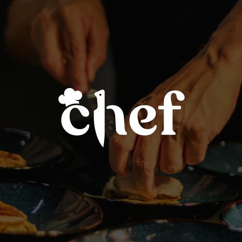 "CHEF": Food & Cooking Social Media Logo Design by k a r a