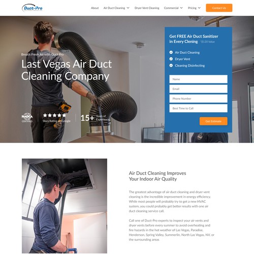 Clean in modern homepage design Design by Azhar Bhagas