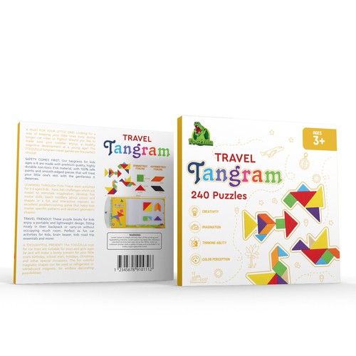 Toy Tangram Puzzle for Kids Design by Packagingholic